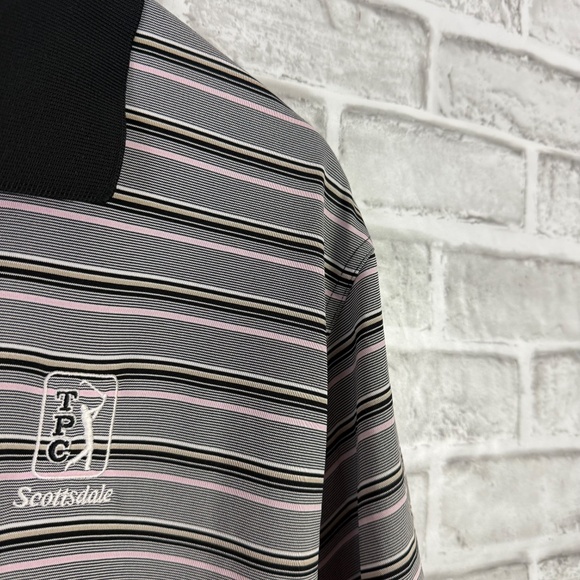 Greg Norman x TPC Scottsdale WMO PlayDry Performance Golf Polo Mens XL Stretch - Picture 3 of 8
